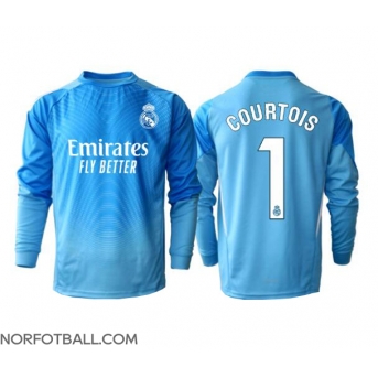 Billige Fotballdrakt Real Madrid Thibaut Courtois #1 Keeper Replika Hjemmedrakt 2025-26 Langermet